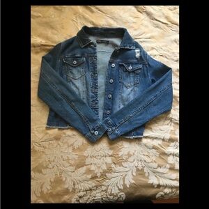 Vanilla Star female cropped jean jacket